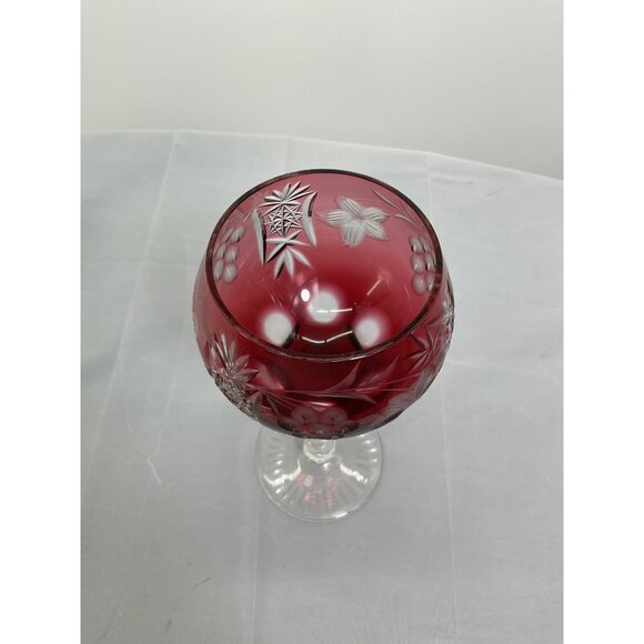 Set of Five Hock Traube by Nachtmann Cut to Clear Wine Glasses - Picture 3 of 7